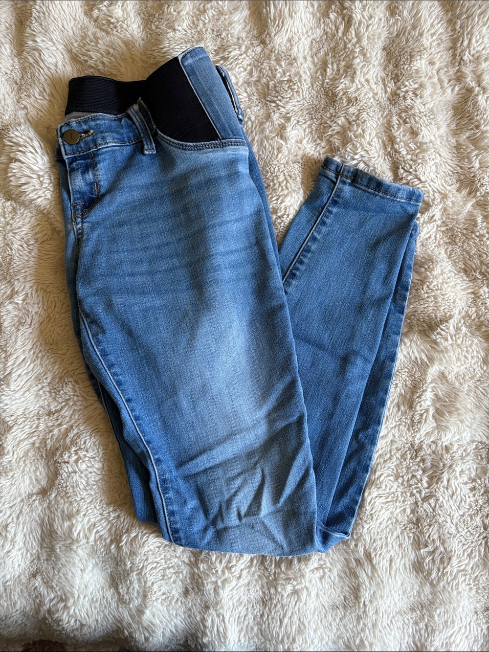 Isabel Maternity by Ingrid & Isabel Light Blue Stretch Jeggings